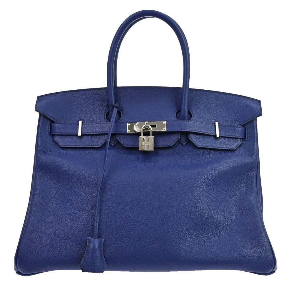 Hermes Birkin Blue Togo with Palladium Hardware 35